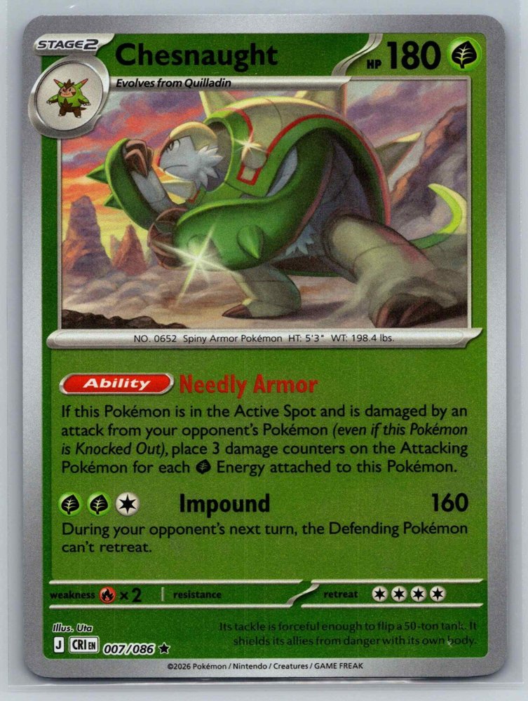 Chesnaught front