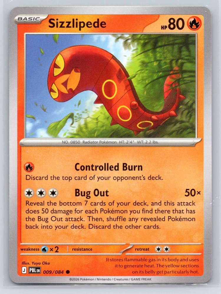 Sizzlipede front
