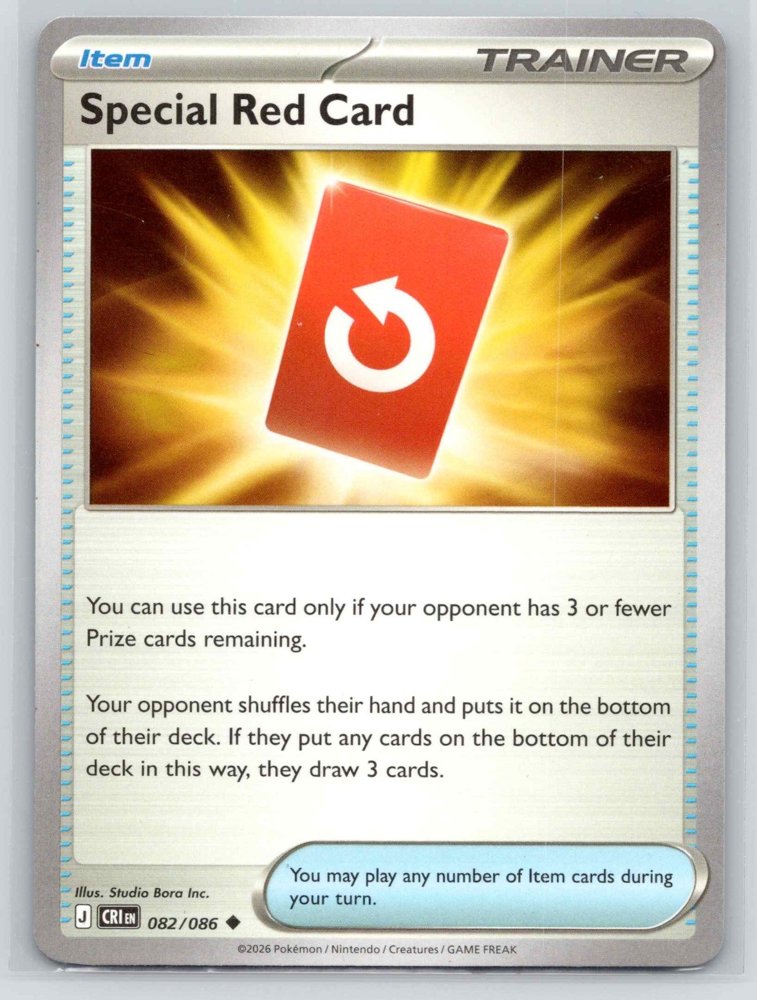 Special Red Card front
