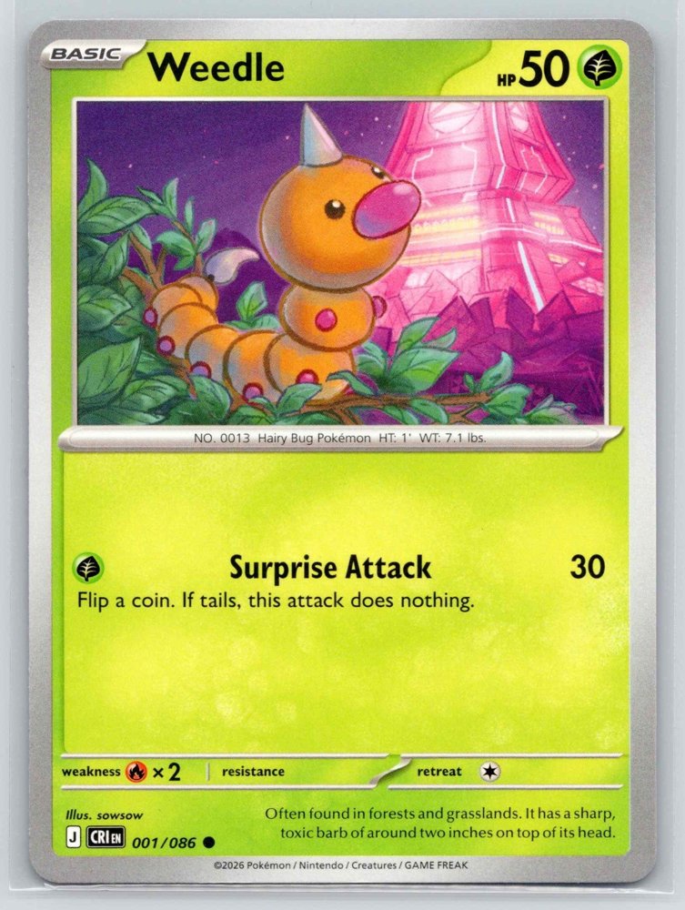 Weedle front
