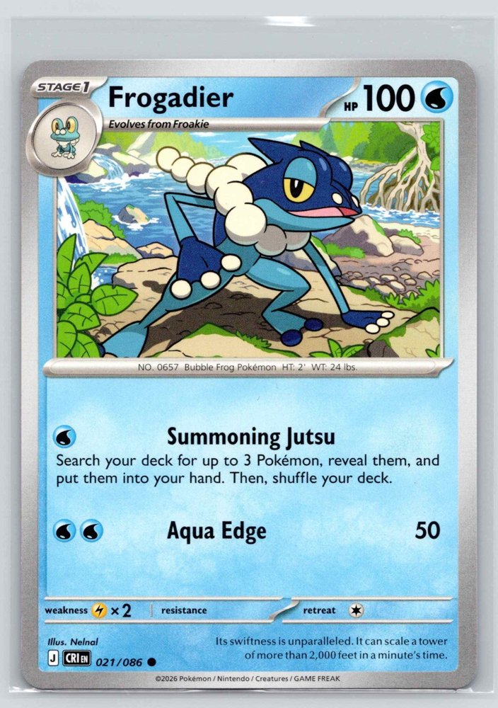 Frogadier front
