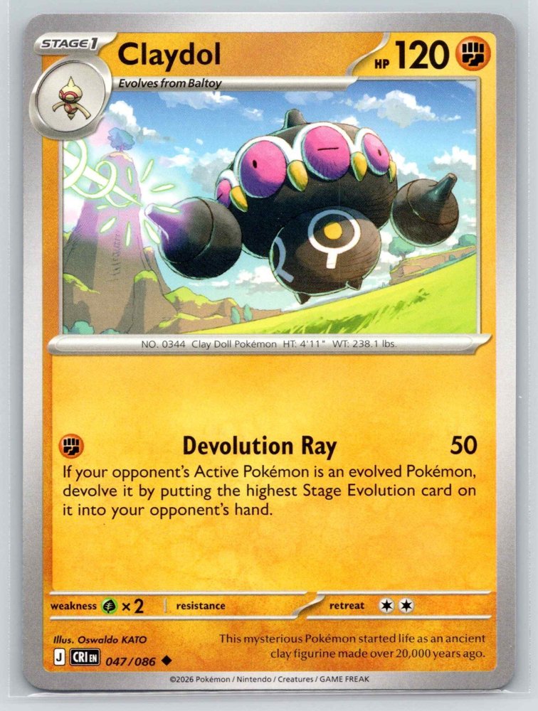 Claydol front