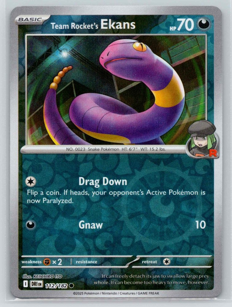 Team Rocket's Ekans front