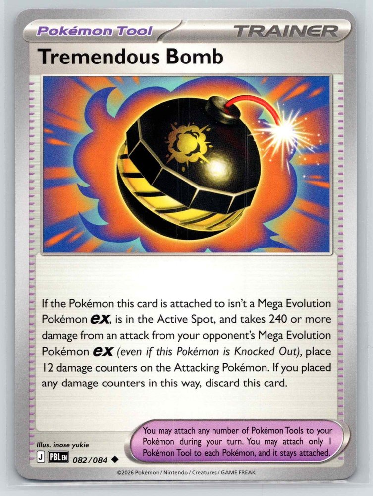 Tremendous Bomb front
