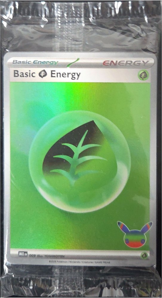 Basic Grass Energy (sealed single-card promo pack)