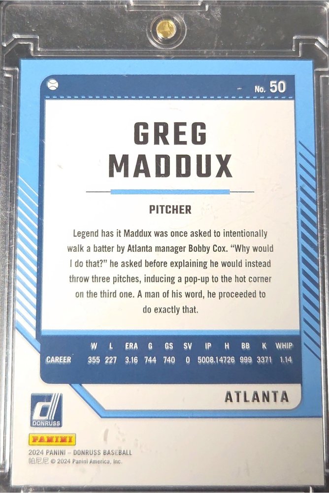 Greg Maddux back
