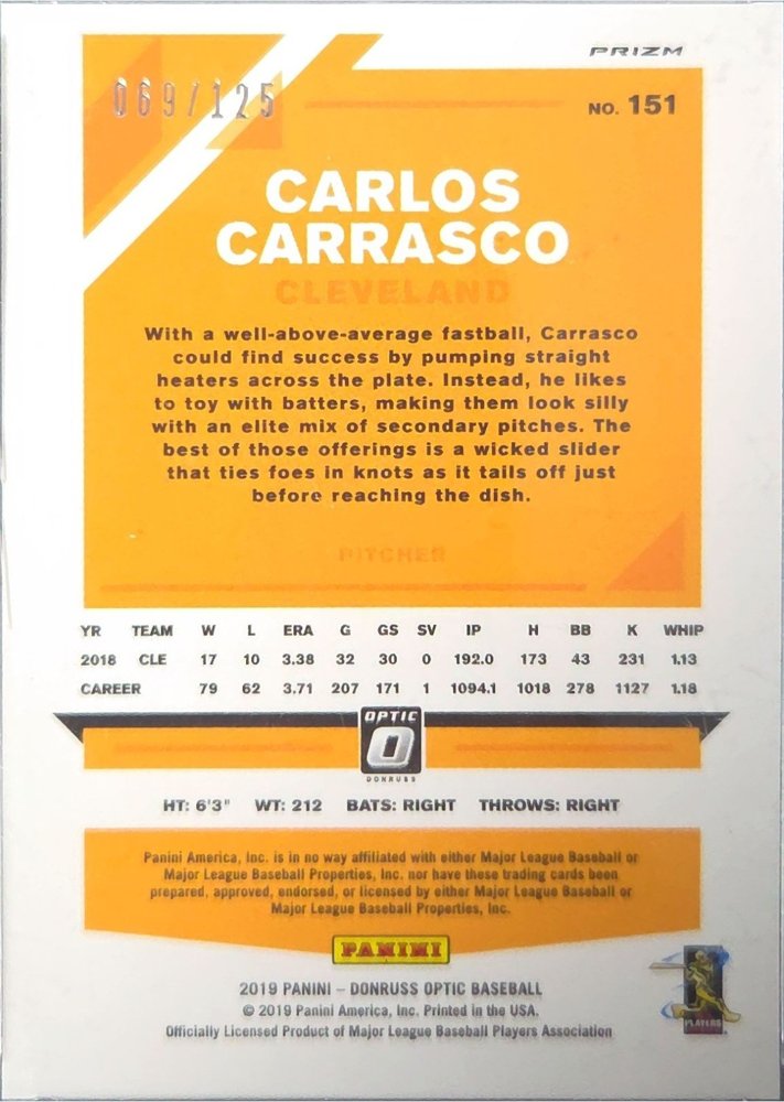 Carlos Carrasco back