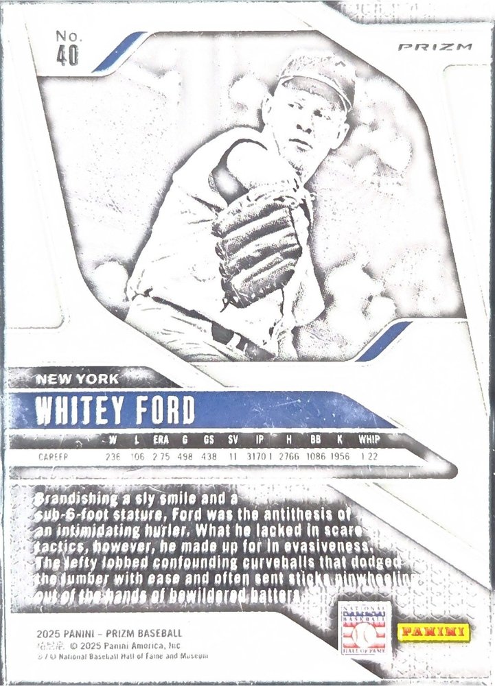 Whitey Ford back