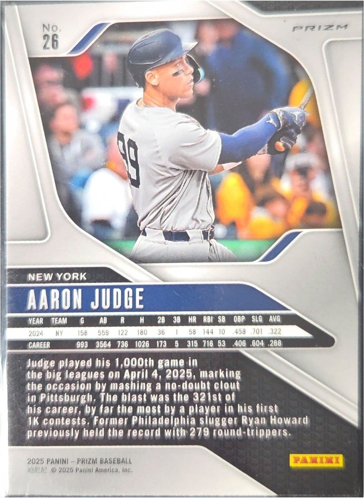 Aaron Judge back