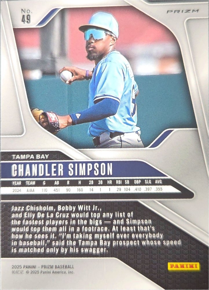 Chandler Simpson back