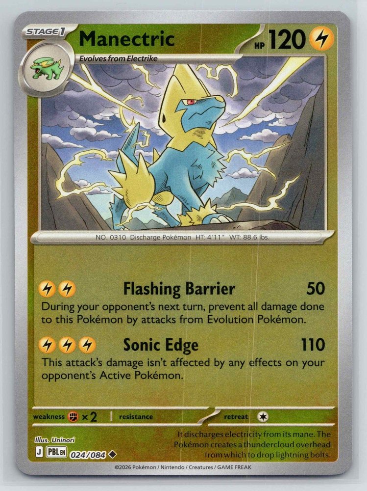 Manectric front
